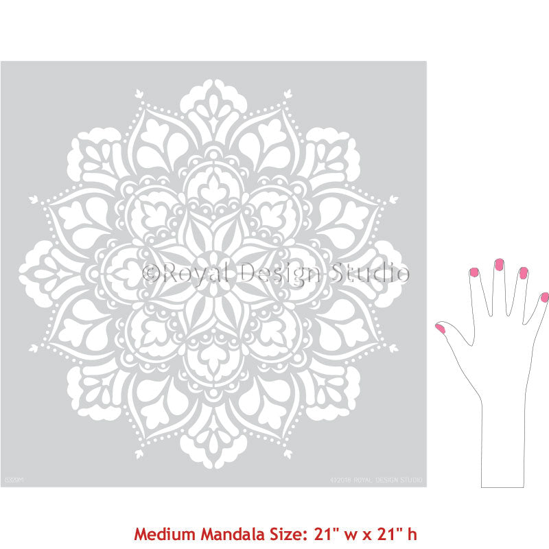 Ananda Mandala Stencil Royal Design Studio Shop smarter and save money Find  the best deals and sales